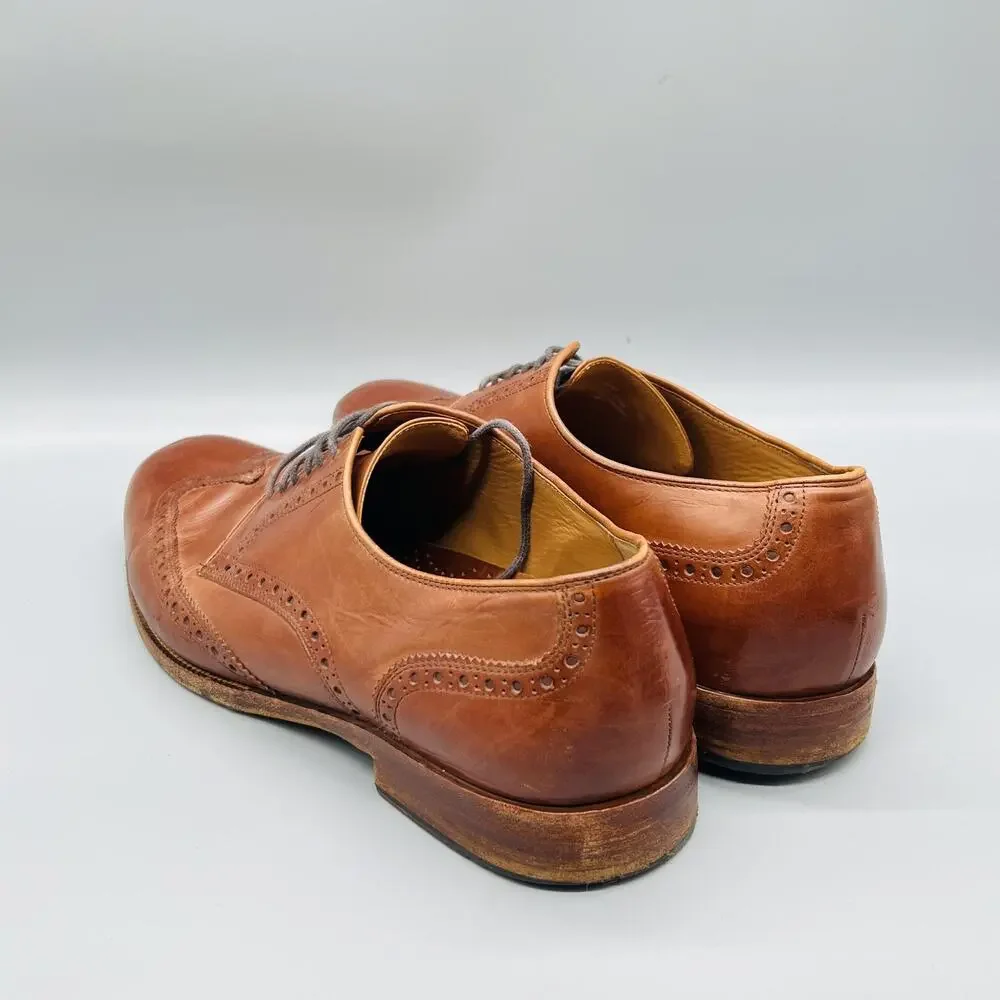Cole Haan Shoes Mens 12 Brown Leather American Classics Wingtip Oxford Dress
